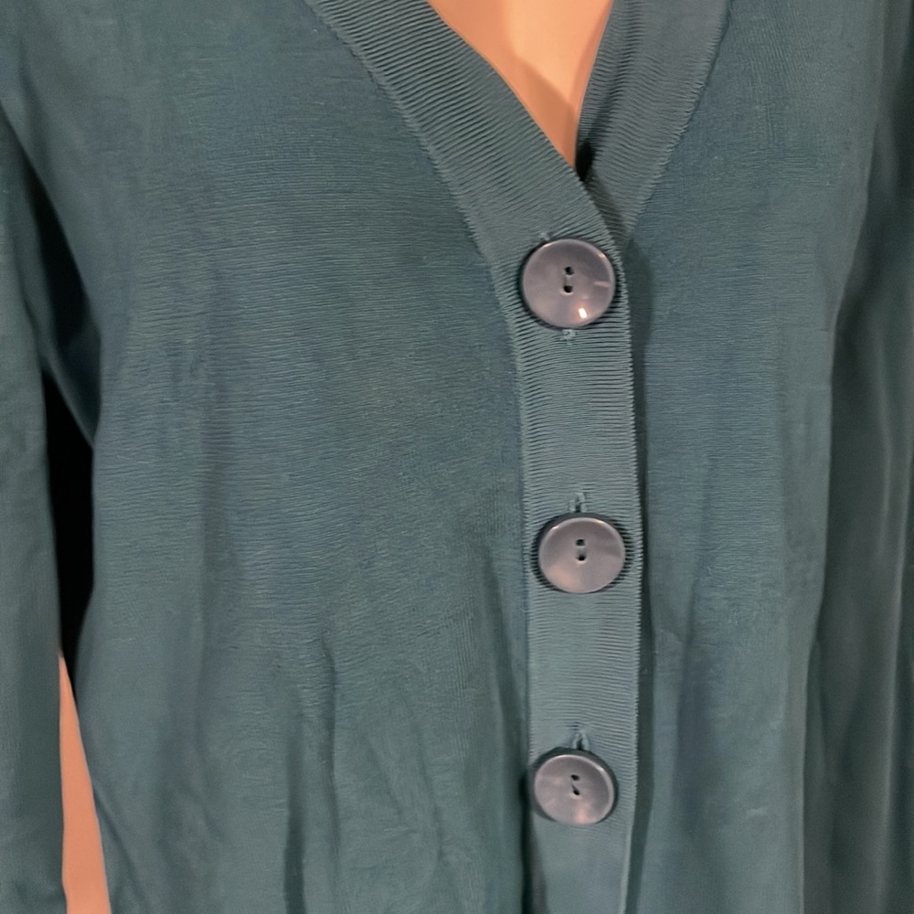Covington Teal Top Cardigan Set - L - Picture 2 of 9